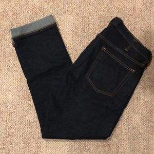Old Navy - dark blue skinny jeans. NWOT. 38x32